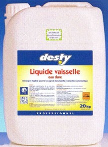 Desty vaisselle eau dure
