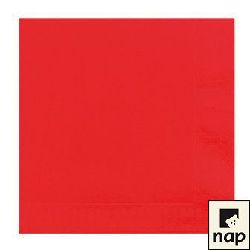 Serviette de table rouge