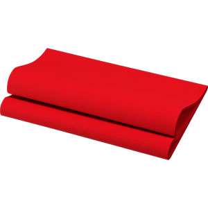 SERVIETTE DUNISOFT 40X40 Rouge